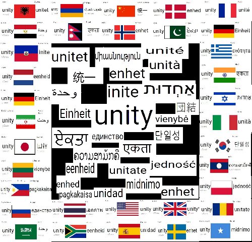 unity, multiple languages, the common vein, Ashley Davidoff MD